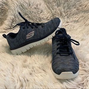 Blue Skechers Sneakers